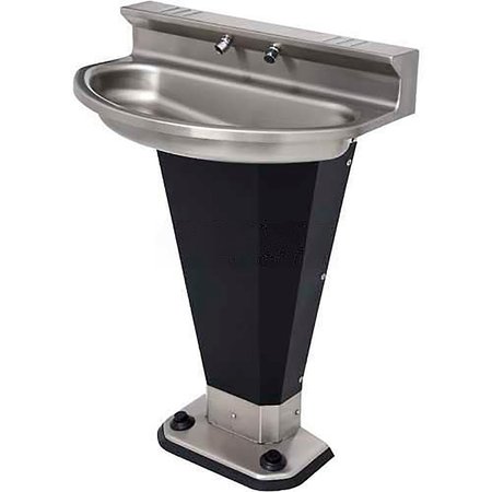 ACORN ENGINEERING CO Washfountain Eliptical, 2 Stations, Foot Operated 3402-2-F-VPB-MXTP